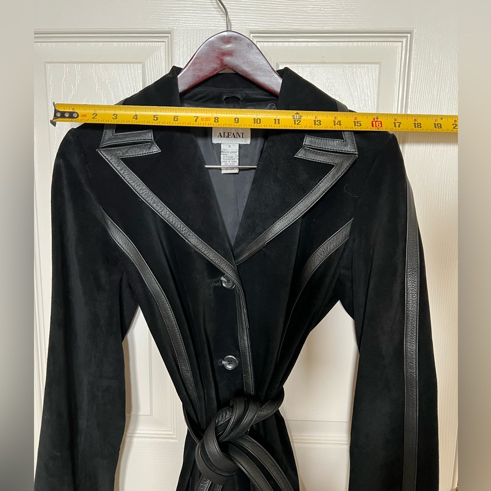 ALFANI Genuine Leather Coat Size: Small - Picture 10 of 10